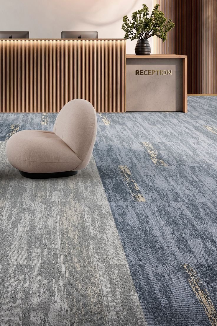 Premium carpet tile finish